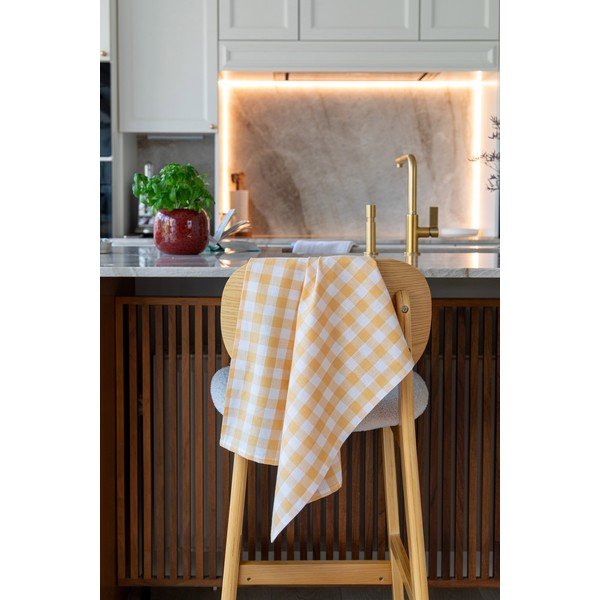 Pamut konyharuha szett 2 db-os 50x70 cm Gingham – Tiseco Home Studio-image-2