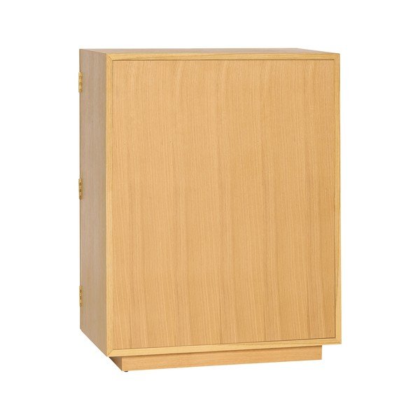 Natúr színű függő tálalószekrény tölgyfa dekorral 70x90x39 cm Mae – Hübsch-image-2
