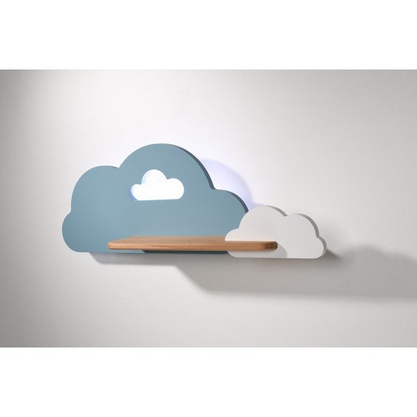 Fehér-kék gyerek lámpa Cloud – Candellux Lighting-image-1