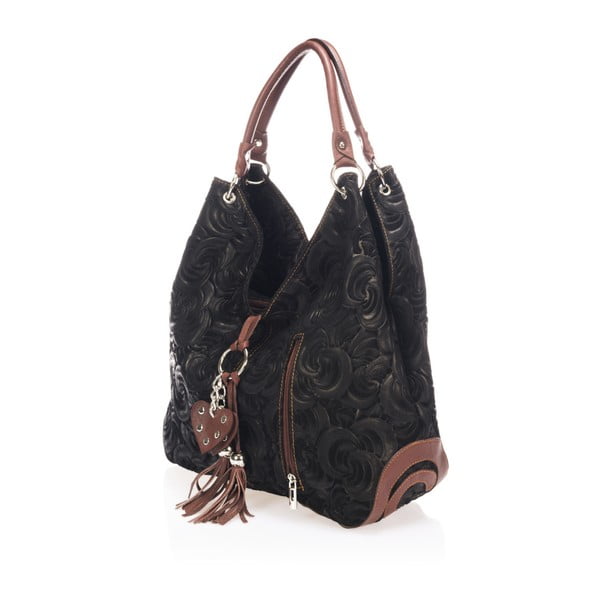 Terst fekete bőrtáska - Giorgio Costa-image-2