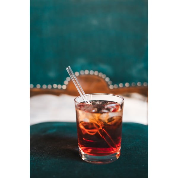 6 db-os üveg szívószál készlet, hosszúság 15 cm - Vialli Design-image-2