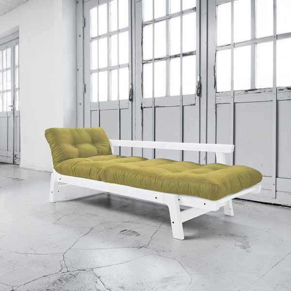 Step White/Avocado Green kinyitható kanapé - Karup-image-3