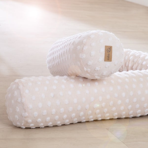 Bézs pamutkeverék rácsvédő 170 cm Frosty Almond – Roba-image-3