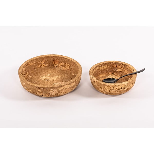 Natúr színű parafa tálka 112,5 ml Querco – ZicZac-image-2