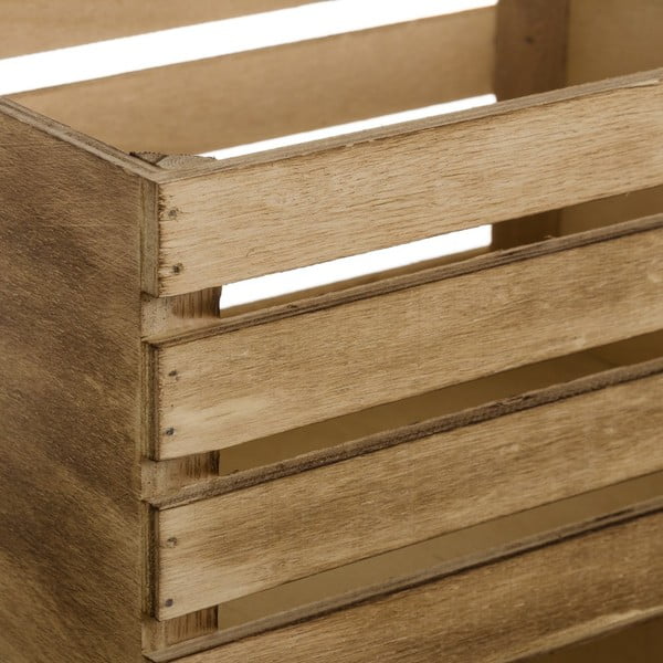 Natúr színű tárolódoboz szett 3 db-os 31x23x15 cm – Casa Selección-image-2