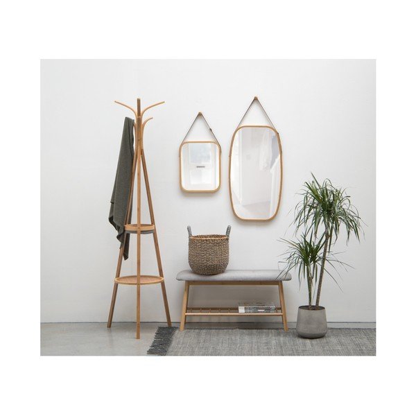 Idylic falitükör bambusz kerettel, hossz 40,5 cm - PT LIVING-image-2