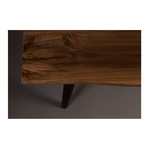 Alagon pad fekete acél lábakkal, hosszúság 160 cm - Dutchbone-image-3