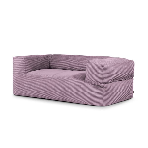 Lila kordbársony babzsákfotel Sofa MooG – SLOWDOWN