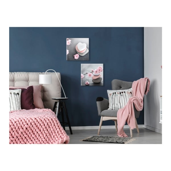 Glasspik Spa & Zen Heart Stone kép, 30 x 30 cm - Styler-image-2