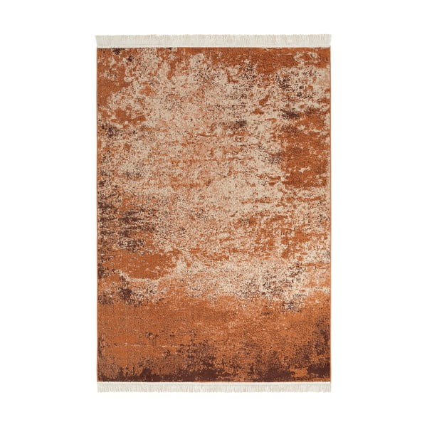 Narancssárga szőnyeg újrahasznosított pamuttal, 80 x 150 cm - Nouristan