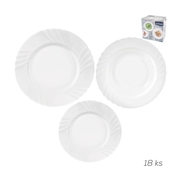 Üveg étkészlet 18 db-os Luna – Orion-image-3