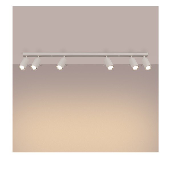 Krémszínű spotlámpa 6x117 cm Etna – Sollux-image-3
