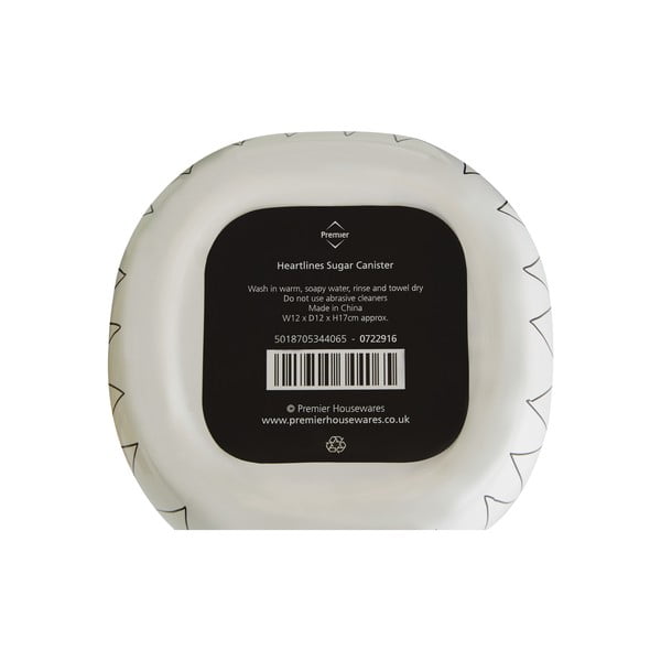 Kő cukortartó Heartlines – Premier Housewares-image-4