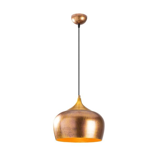 Aranyszínű függőlámpa fém búrával ø 30 cm Berceste – Opviq lights-image-2