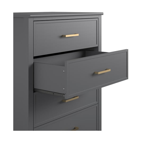 Westerleigh szürke komód, 75 x 106 cm - CosmoLiving by Cosmopolitan-image-2