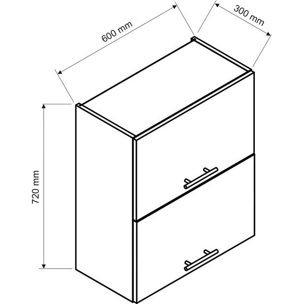 Felső konyhaszekrény (szélesség 60 cm) Kai – STOLKAR-image-2