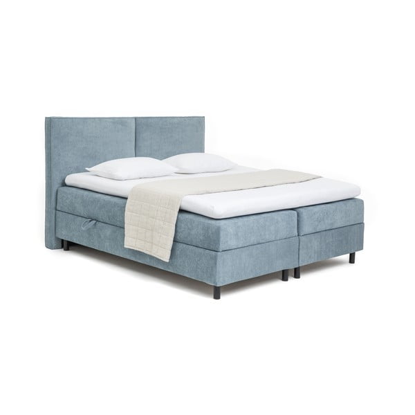 Kék ágyneműtartós boxspring ágy 180x200 cm Elva Bold – Bonami Selection