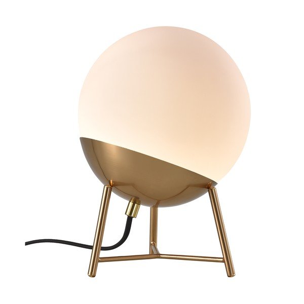 Fehér LED szabályozható asztali lámpa üveg búrával (magasság 32 cm) Chelsea – House Nordic-image-2