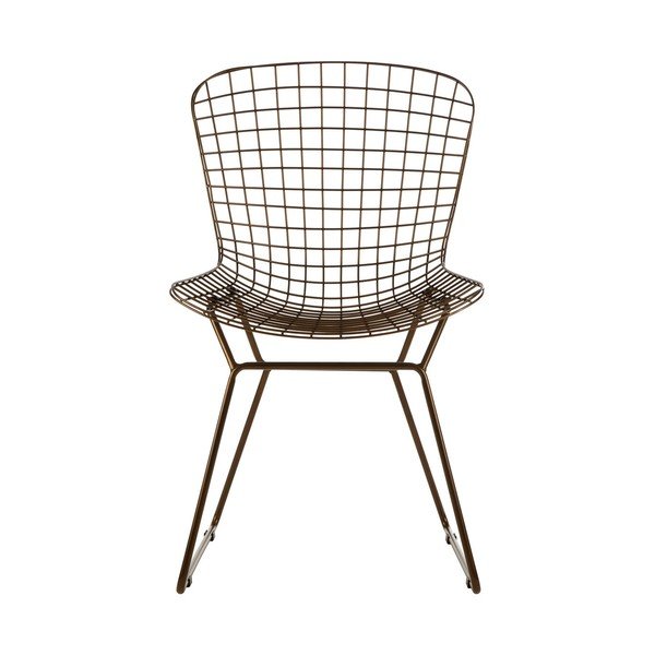 Bronzszínű fém étkezőszék District – Premier Housewares-image-2