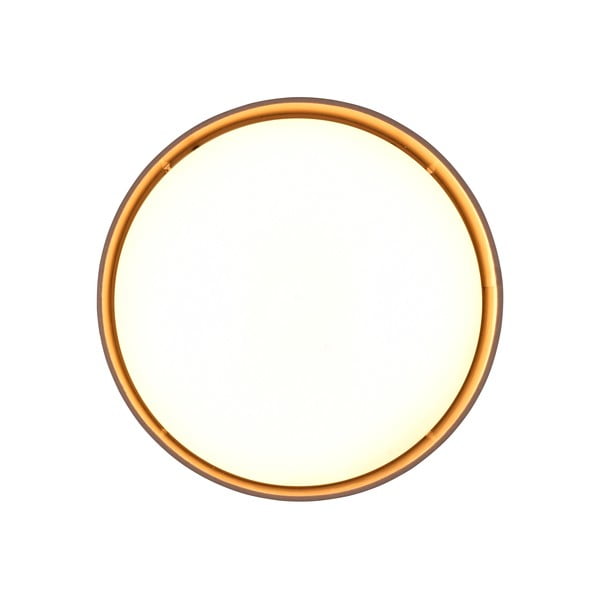 Világosbarna LED mennyezeti lámpa ø 30 cm Locarno – Reality-image-2