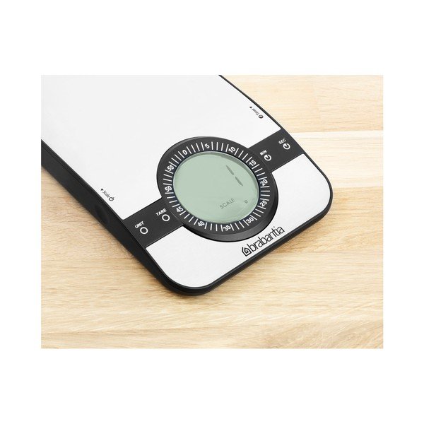 Timer fekete-fehér konyhai mérleg - Brabantia-image-4