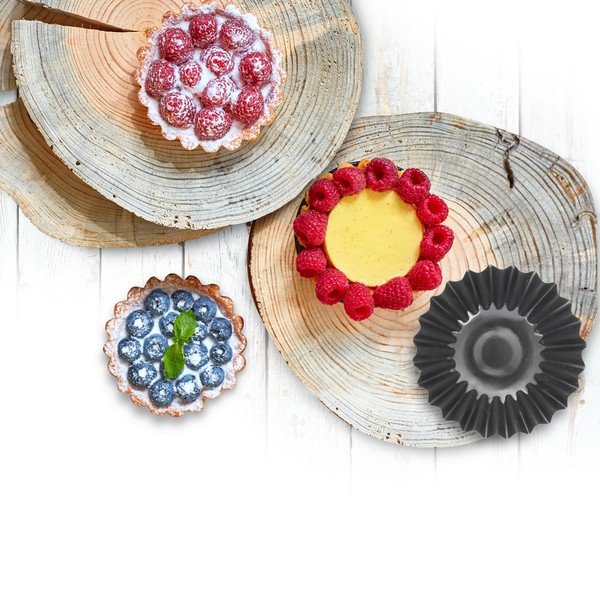 Fém tortácska sütőforma szett 6 db-os ø 7 cm – Orion-image-3