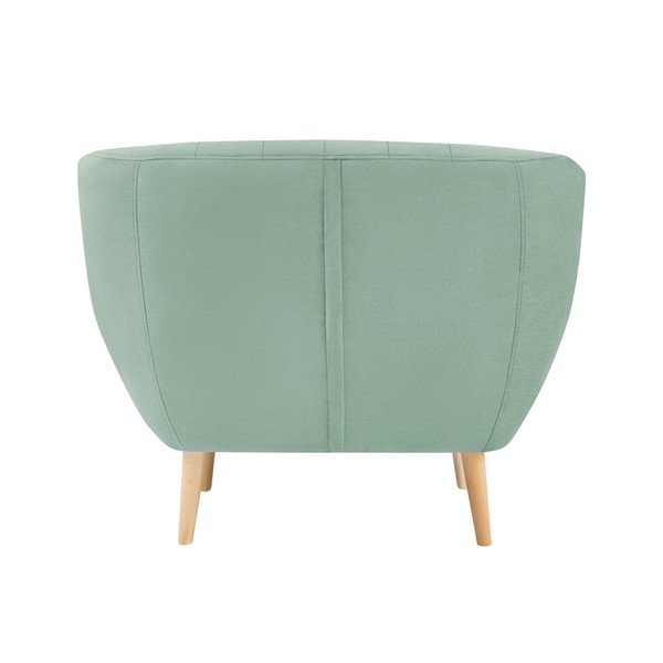 Sardaigne mentazöld bársony fotel - Mazzini Sofas-image-4