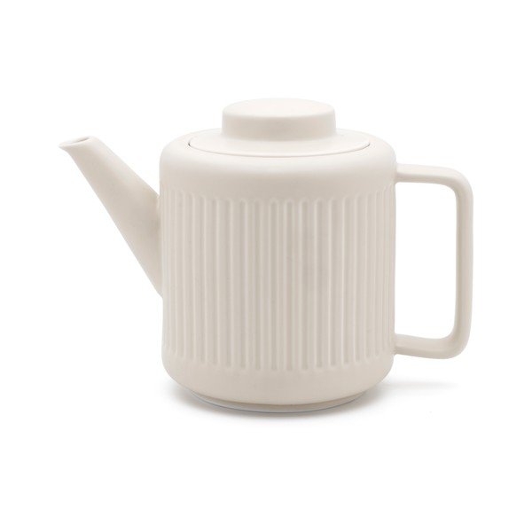 Fehér porcelán teáskanna szűrővel 1,2 l Skagen – Bredemeijer