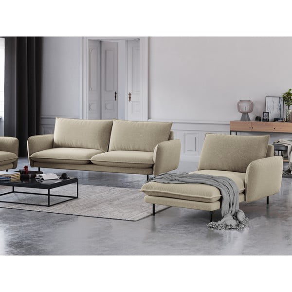 Vienna bézs heverő, jobb oldali - Cosmopolitan Design-image-1