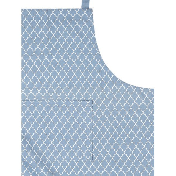 Arabesk világoskék pamut konyhai kötény - Tiseco Home Studio-image-2