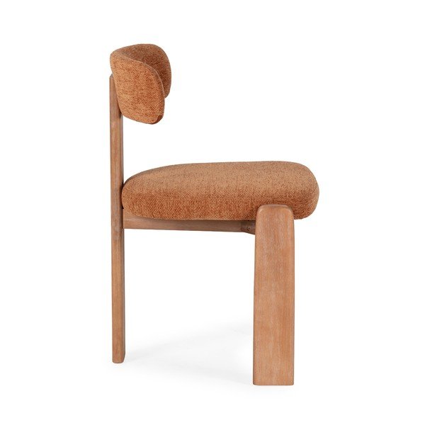 Téglavörös kárpitozott étkezőszék szett 2 db-os Nadia – MOME-image-4