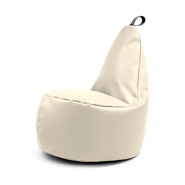 Bézs bőrutánzat babzsákfotel Lull XL – So Soft?