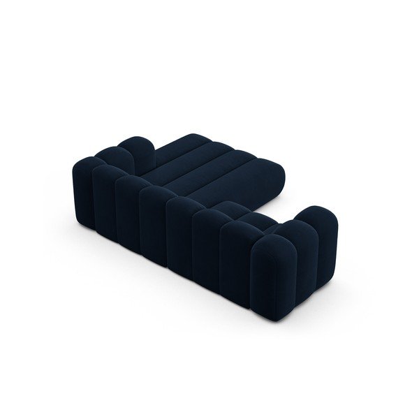 Sötétkék sarokkanapé (jobb oldali) Lupine – Micadoni Home-image-3