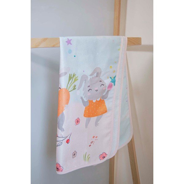 Pamut gyerek fürdőlepedő 50x90 cm Tavsan Ailesi – Foutastic-image-1
