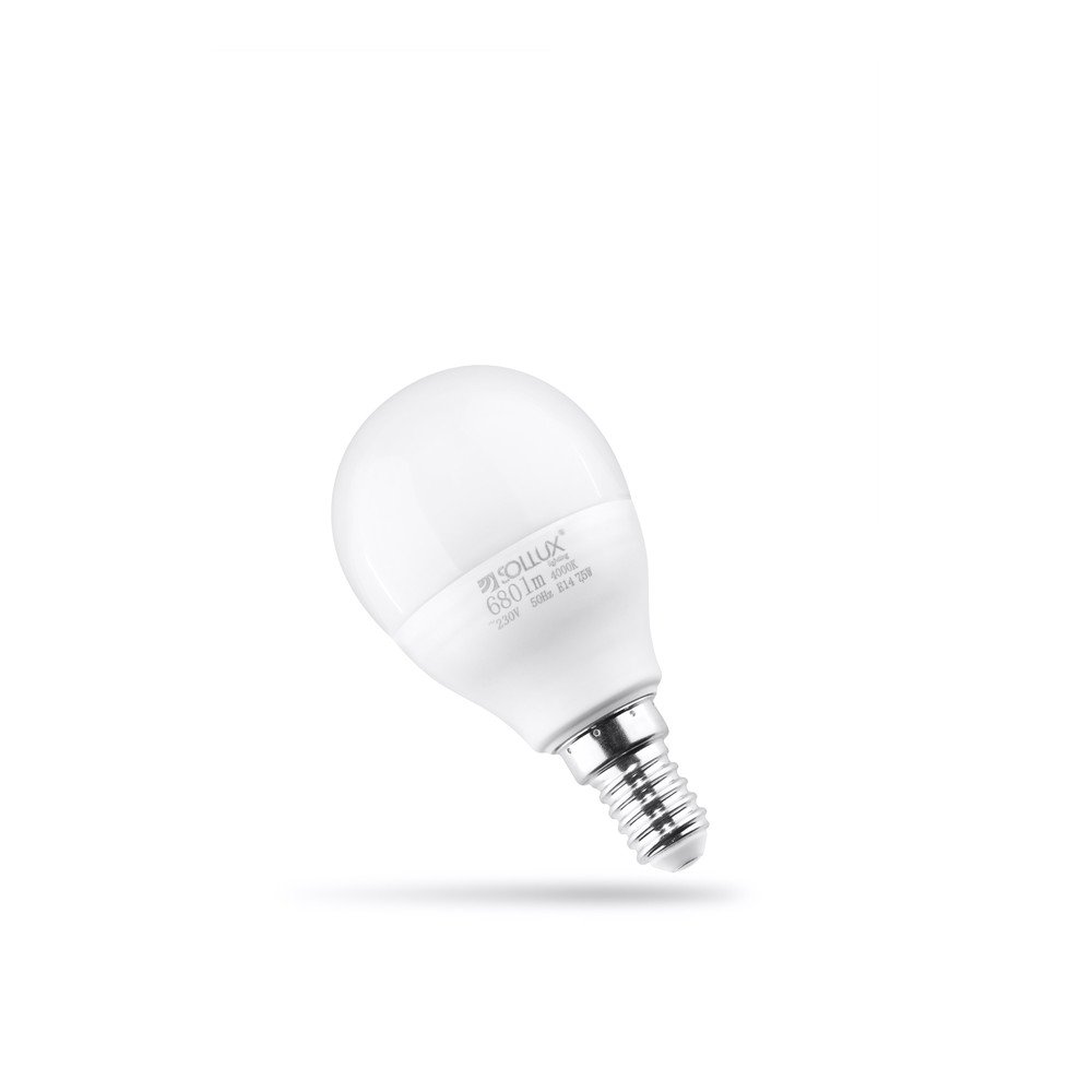 Semleges fehér LED izzó E14, 7,5 W  Sollux