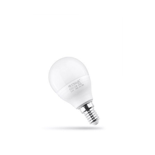 Semleges fehér LED izzó E14, 7,5 W – Sollux