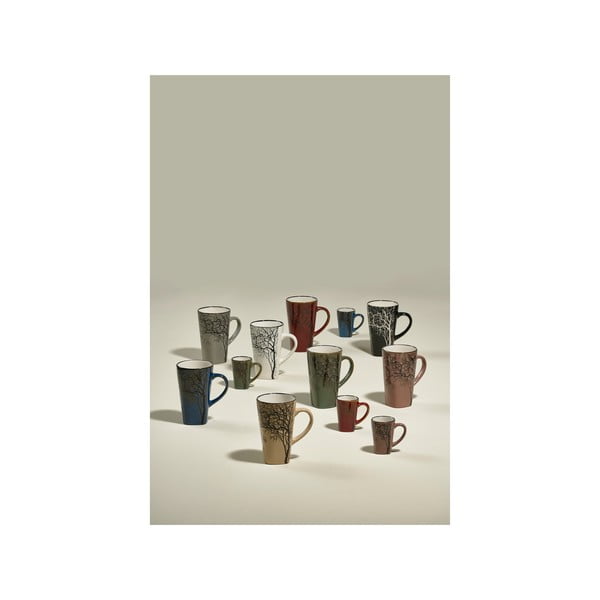 Piros agyagkerámia bögre 500 ml Hela – Villa Collection-image-1