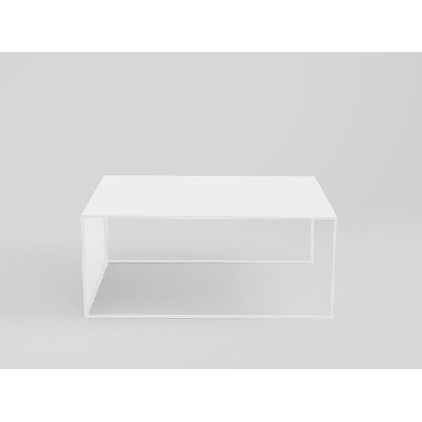 Fehér fém dohányzóasztal 60x100 cm 2Wall – CustomForm-image-2