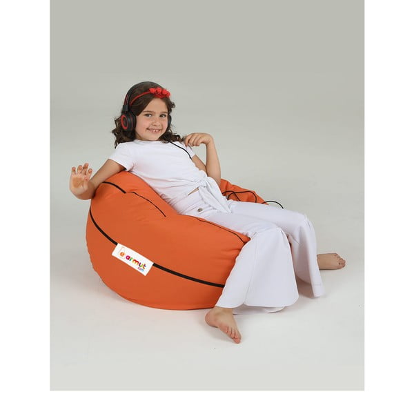 Narancssárga gyerek ülőzsák Basketball – Floriane Garden-image-3