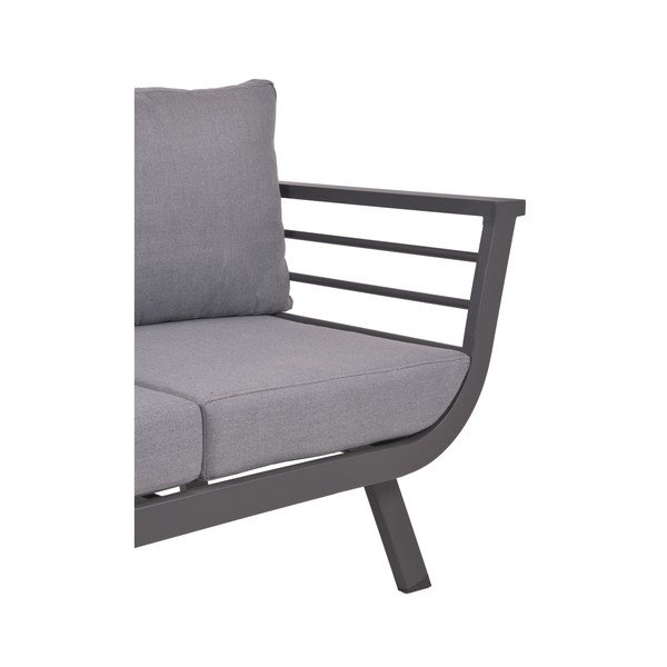 Elia 4 db-os kerti bútorszett alumínium szerkezetű asztallal - Garden Pleasure-image-3