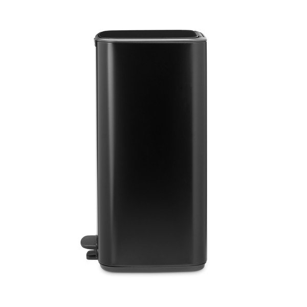 Matt fekete acél pedálos szemetes 30 l Bo – Brabantia-image-3