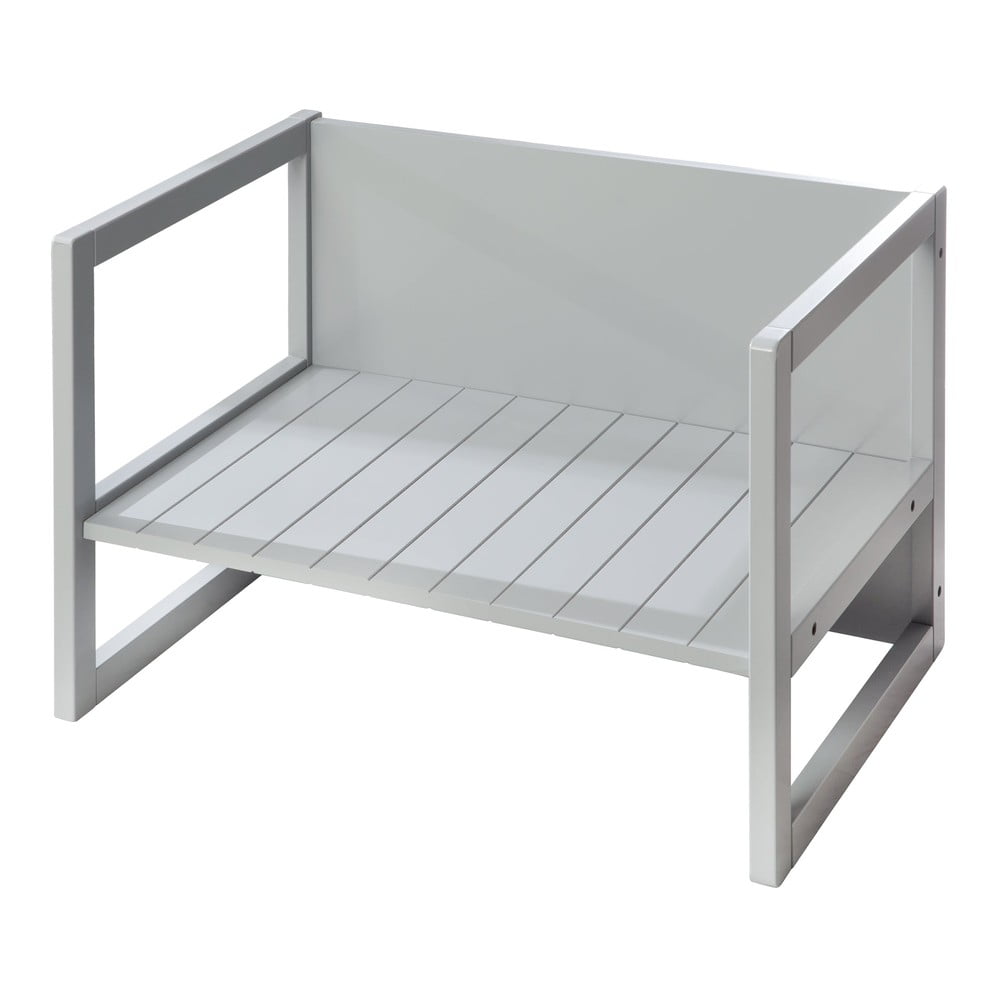 Szürke gyerek pad Country Style – Roba