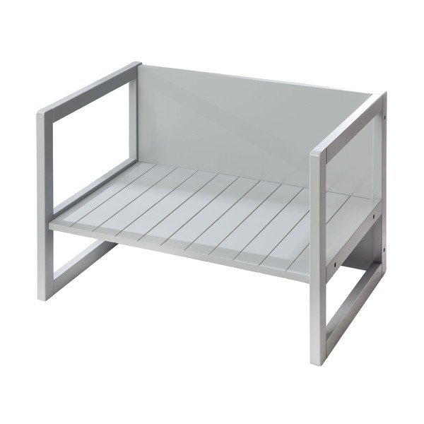 Szürke gyerek pad Country Style – Roba