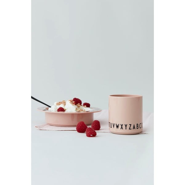 Eat & Learn rózsaszín gyerekbögre - Design Letters-image-1