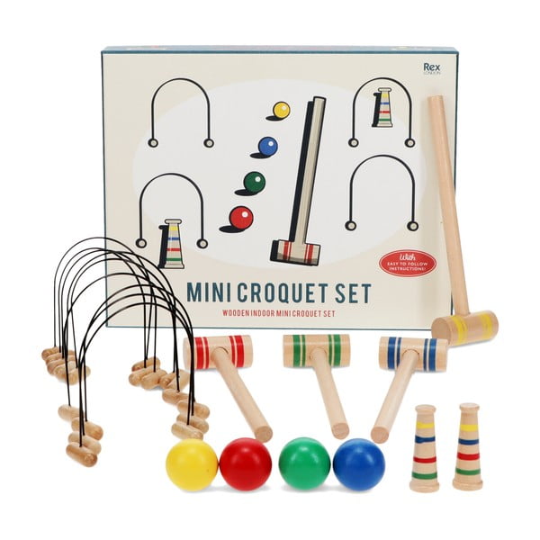 Asztali krokett Mini Croquet Set – Rex London