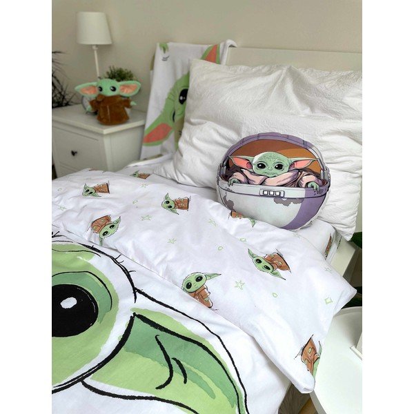 Mikroplüss gyerek párna ø 40 cm Star Wars "Mandalorian 02" – Jerry Fabrics-image-2