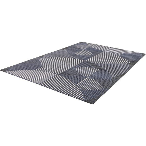 Sötétkék gyapjú szőnyeg 200x300 cm Shades – Agnella-image-4