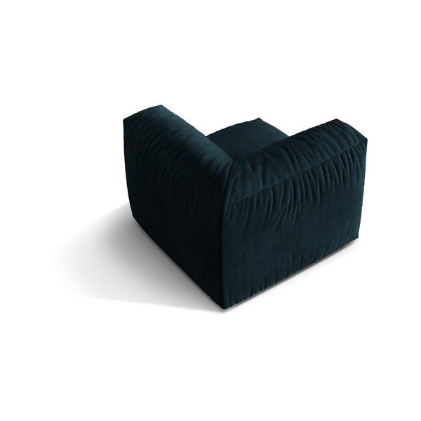 Sötétkék bársony kanapé modul (variálható sarok) Martina – Micadoni -image-2