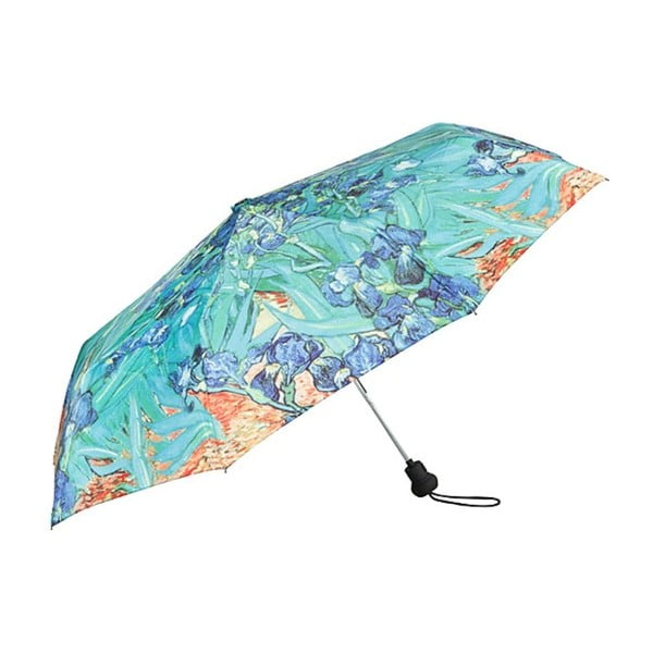 Irises türkizkék összecsukható esernyő - Von Lilienfeld