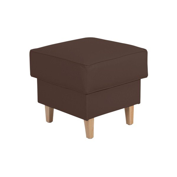 Lorris Leather Brown sötétbarna műbőr lábtartó - Max Winzer